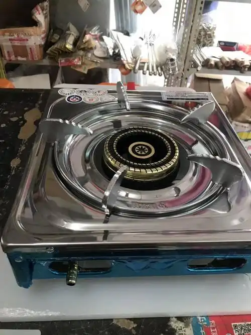 双喜牌液化气煤气灶单灶头台式燃气灶家用节能独火加厚不锈钢旋火