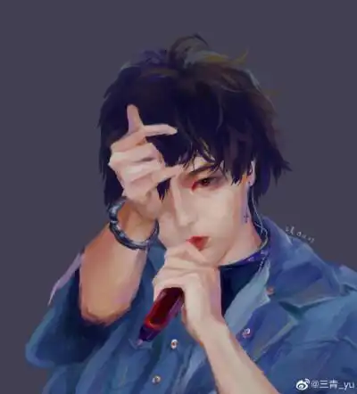 华晨宇手绘饭绘漫画