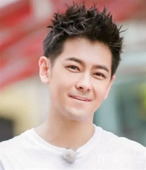 小男生飞机头发型图片 林志颖飞机头图片精选 - 流行发型,2019男士