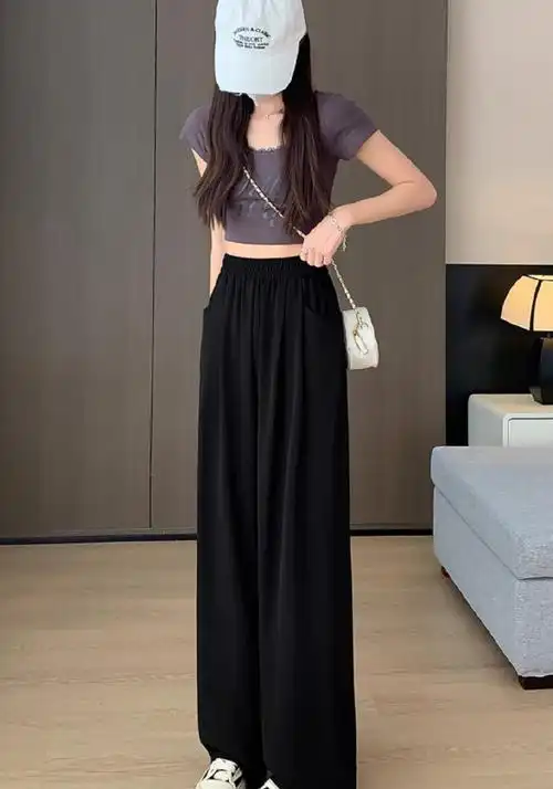 9!女款夏季薄款显瘦休闲裤