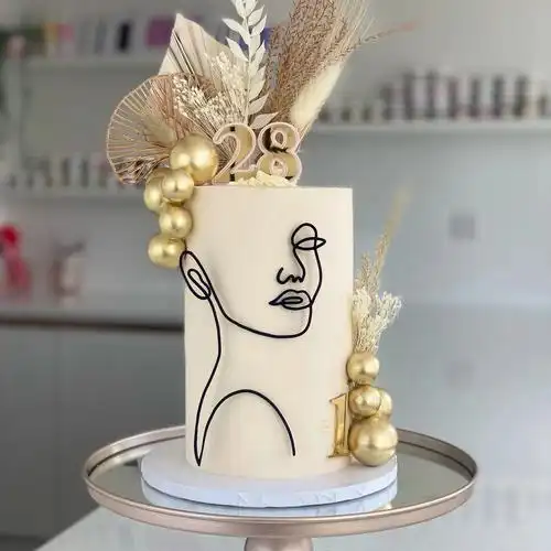 ins风人像蛋糕