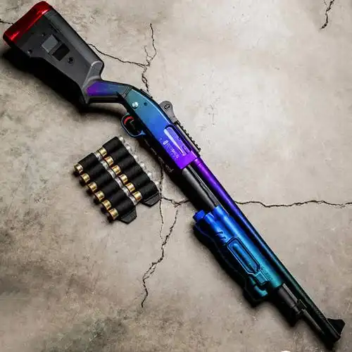 m870喷子金属抛壳软弹枪仿真xm