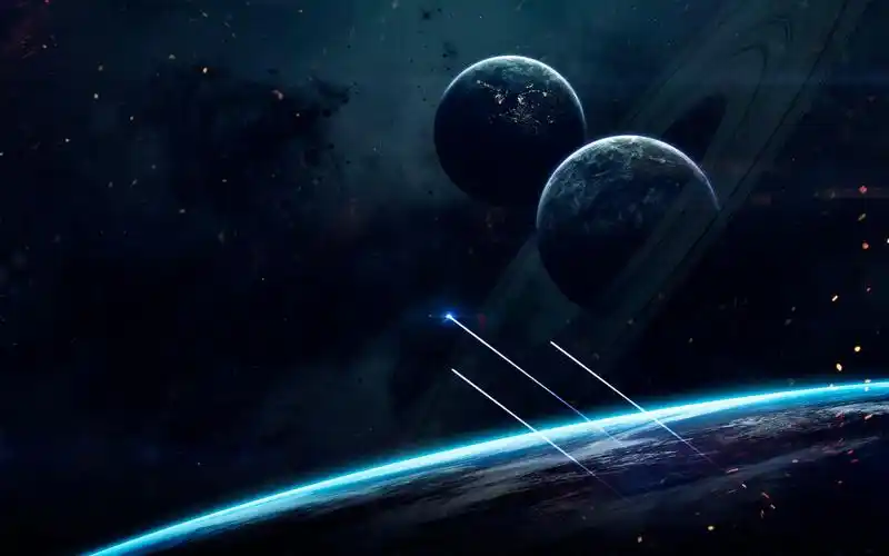 科幻太空壁纸难以置信美丽的行星