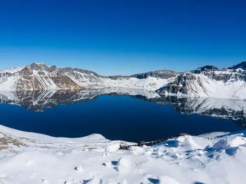 长白山天池全景