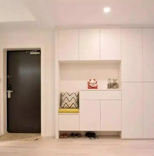 好看的进门鞋柜图片大全 什么样的鞋柜放在家里好看?