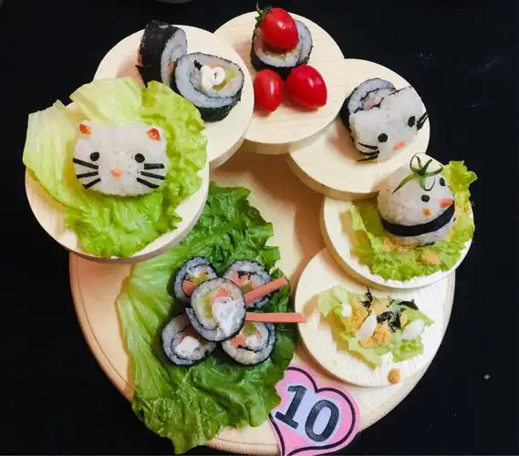 迎新年亲子创意寿司diy