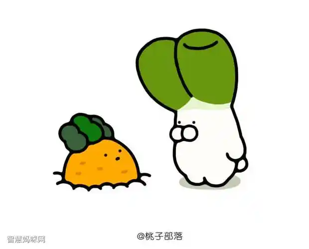 可爱的蔬菜食物好q弹的食物可爱萌趣一起来画吧