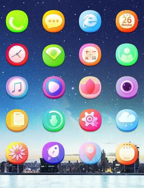 简约手机主题模仿