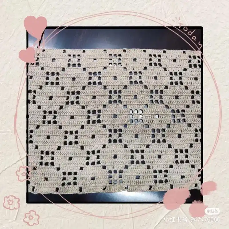 钩织  铜钱花  美图欣赏,出处见水印儿 - 抖音