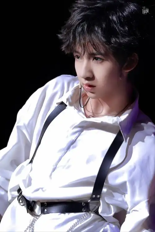 【贺峻霖】-台风蜕变之战成团夜舞台-《大艺术家 怪美的》 cr:微博