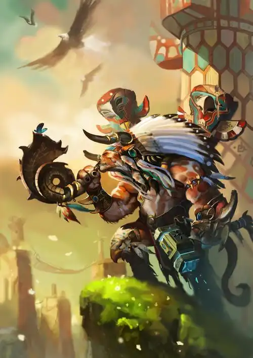 魔兽世界贝恩|插画|游戏原画|谋杀西瓜 - 原创作品 - 站酷 (zcool)