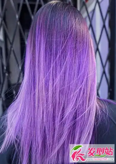 电音紫染发发型图片2016流行紫色系染发图片大全