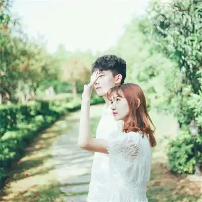 2021森系情侣专用头像小清新甜蜜图片