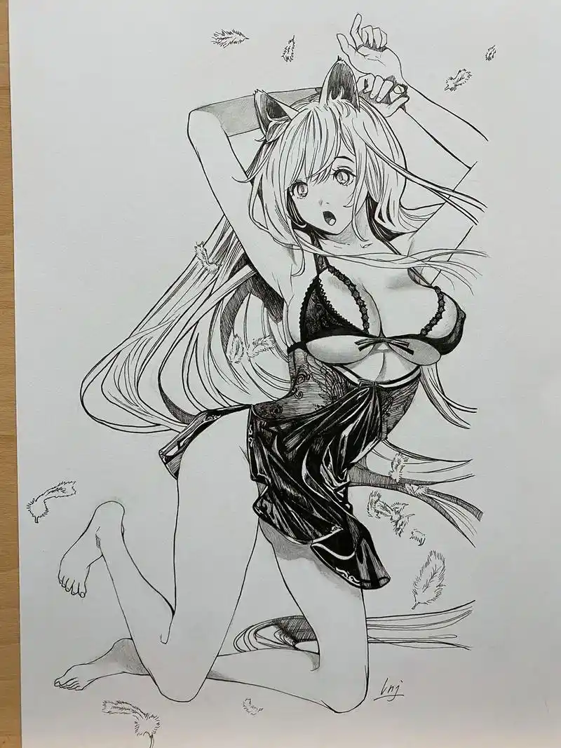 二次元 #动漫 #绘画 #手绘 #画画 - 抖音