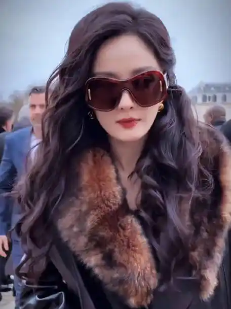 杨幂 巴黎时装周看秀