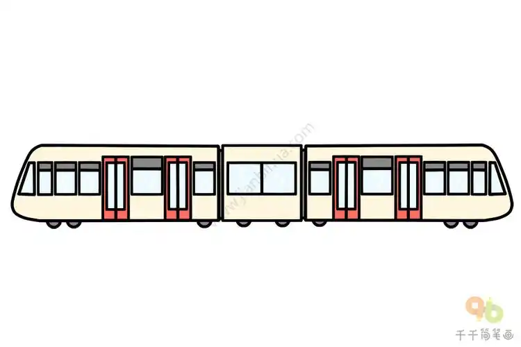 地铁简笔画教程