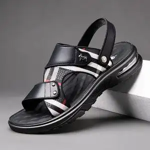 夏天鞋子男凉鞋牛皮图片