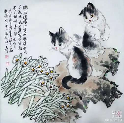 晋葆良国画作品欣赏, 花鸟画