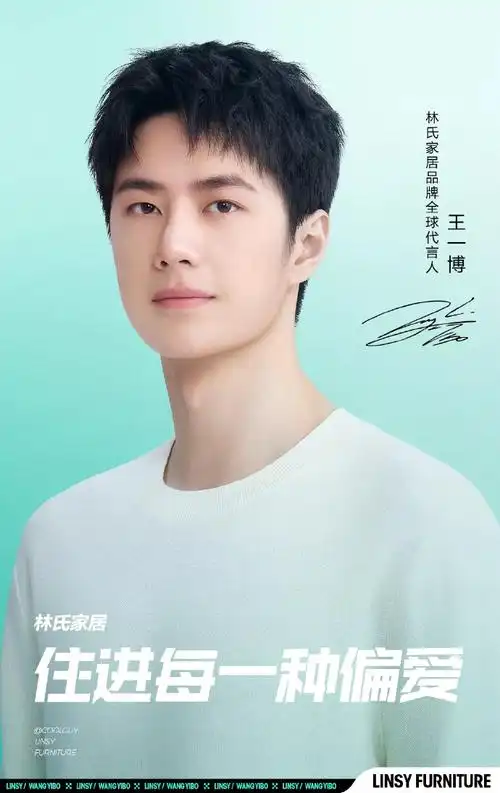 王一博代言林氏家居