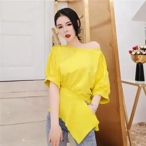 热销夏装韩版露肩