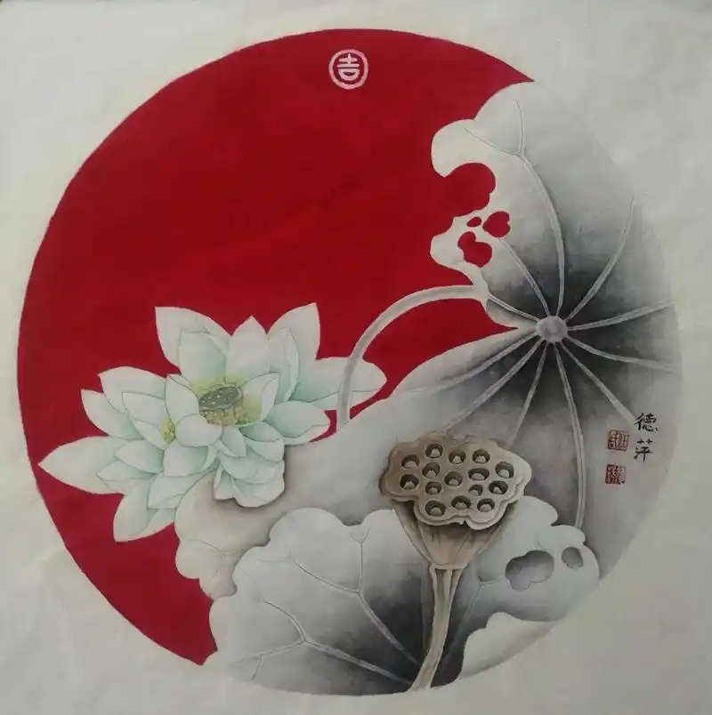 手绘国画作品 #给生活多一点色彩 #万物可爱 #工笔花鸟  - 抖音