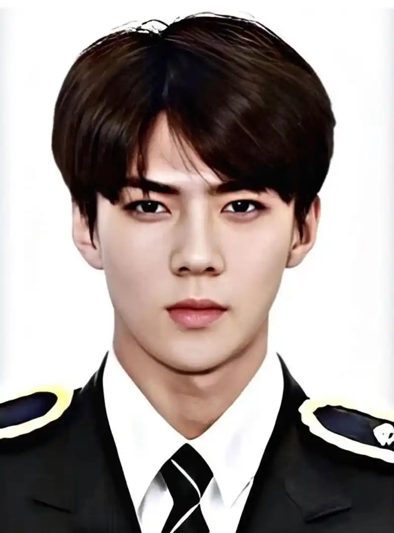 exo的证件照就是最屌的😍秒了全世界 他们都得了颜值牛逼证吧