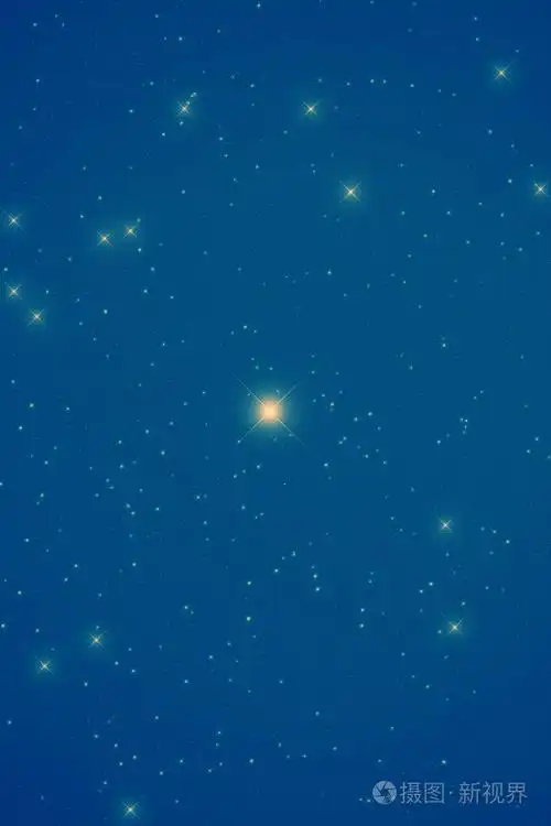 明亮的星星在夜空中闪耀, 空间概念照片-正版商用图片060aqo-摄图新