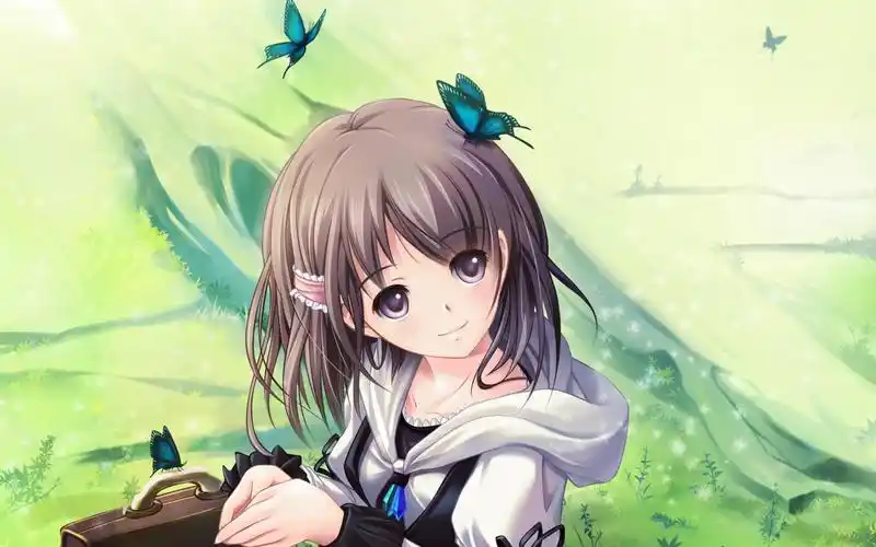 日本动漫卡通美女高清图片桌面壁纸