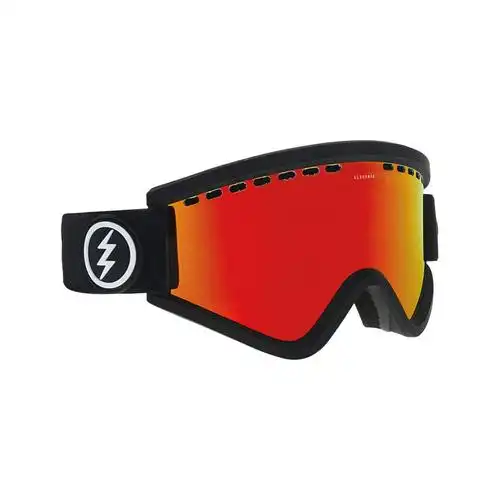 电动egv 滑雪护目镜,哑光 黑色/棕色/红色镀铬-运动户外休闲-亚马逊中