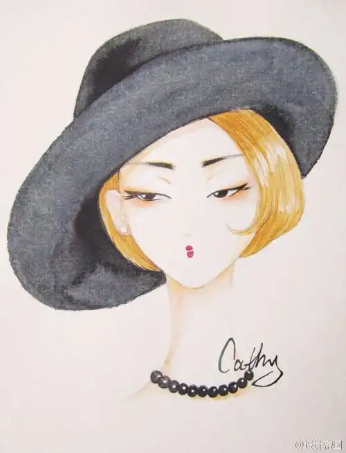 【云想衣裳花想容】时尚手绘