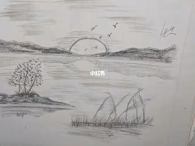 简笔画风景画大全图片