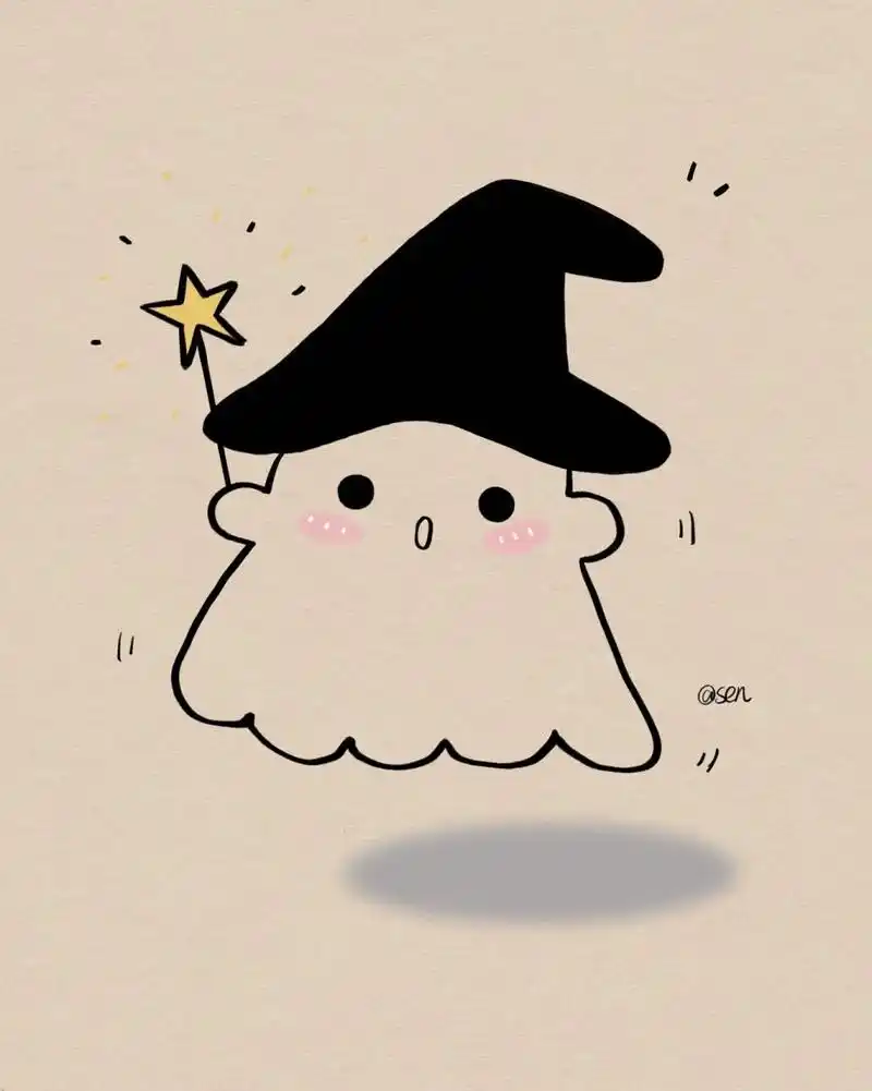 可爱小鬼|简笔画|附过程 临摹