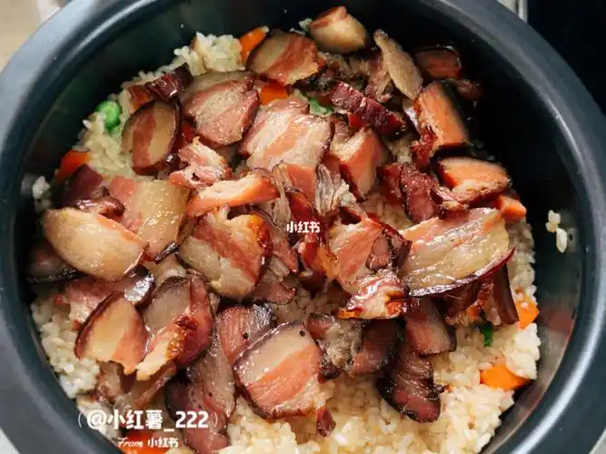 懒人电饭煲腊肉饭