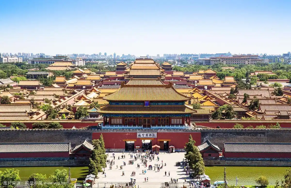 俯瞰故宫全景