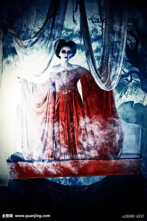 恐怖女孩简笔画背影