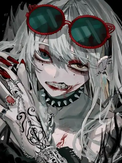 病娇女生图片动漫头像_小红书