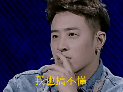 中国有嘻哈潘玮柏我也搞不懂疑惑gif动图_动态图_表情包下载_soogif