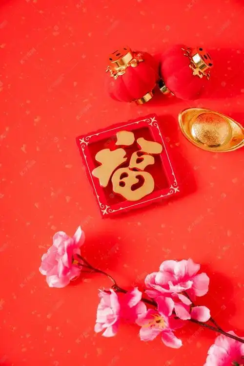 新娘新郎的礼服窗花对联和喜字鞭炮最美的颜色,喜庆吉祥红色是中华