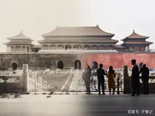 紫禁城的百年变化,新旧照片对比