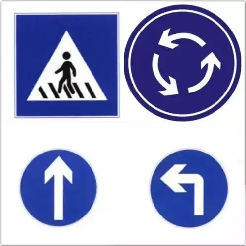 大揭秘:各类交通标志中,为什么红,黄,蓝,绿这四种颜色比较多?