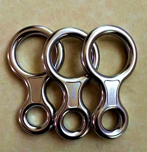 35kn下降器速降器8字环八字环索降绳缓降器户外登山扣攀岩装备