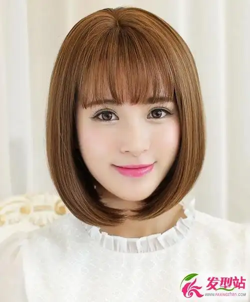 韩式文艺内扣bobo头显瘦2021年短发设计