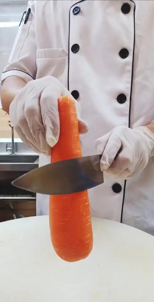 胡萝卜切花样作品