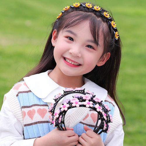 发夹儿童发发可爱编发网红公主小女孩发卡女童发饰