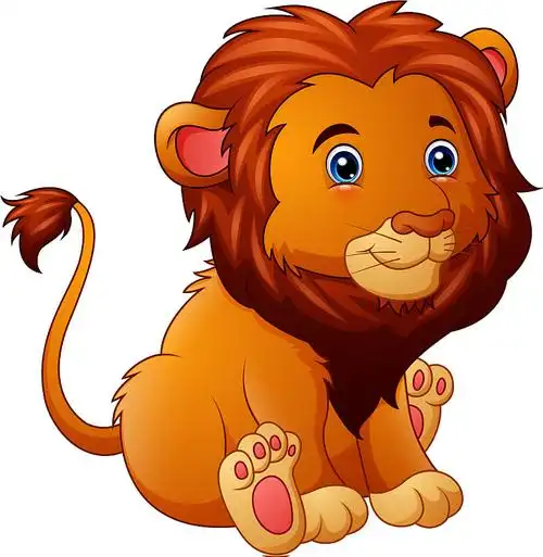 可爱的卡通狮子图片