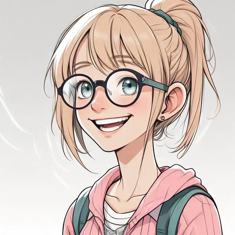 96 卡通头像大赏:戴眼镜的魅力 97 探索戴眼镜的卡通头像世界,每