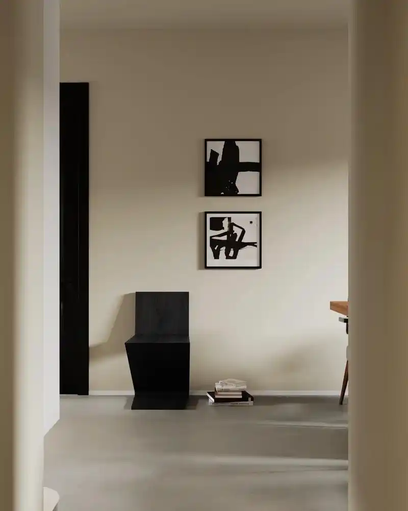 去年库存项目.做简约电视背景墙 简单耐看 全屋浅咖色乳胶漆  - 抖音