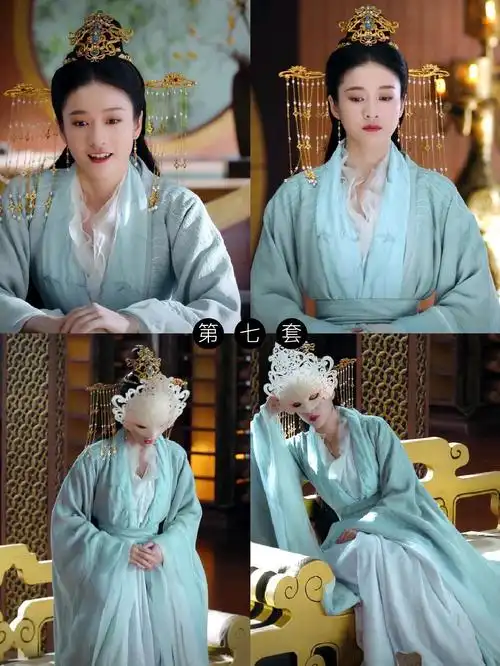 白发 白发王妃 容乐 张雪迎 宫装 服装1~9套