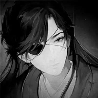 古风黑白头像男生水墨图片