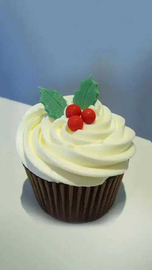 圣诞的杯子蛋糕 小点心 下午茶~ line 换不完的手机壁纸.